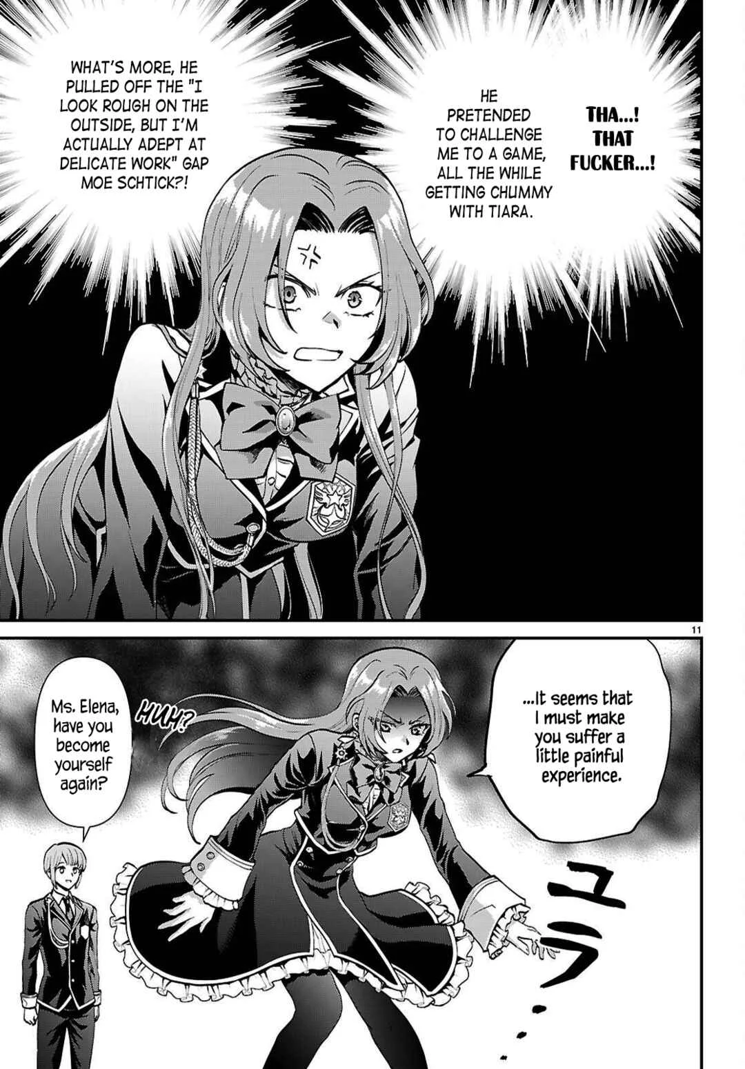 Danshi Koukousei, Otome Game no Akuyaku Reijou ni Tensei Suru. Chapter 5: A delinquent and a noble lady ② - Page 11