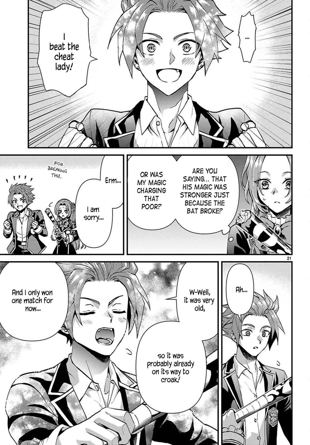 Danshi Koukousei, Otome Game no Akuyaku Reijou ni Tensei Suru. Chapter 5: A delinquent and a noble lady ② - Page 21