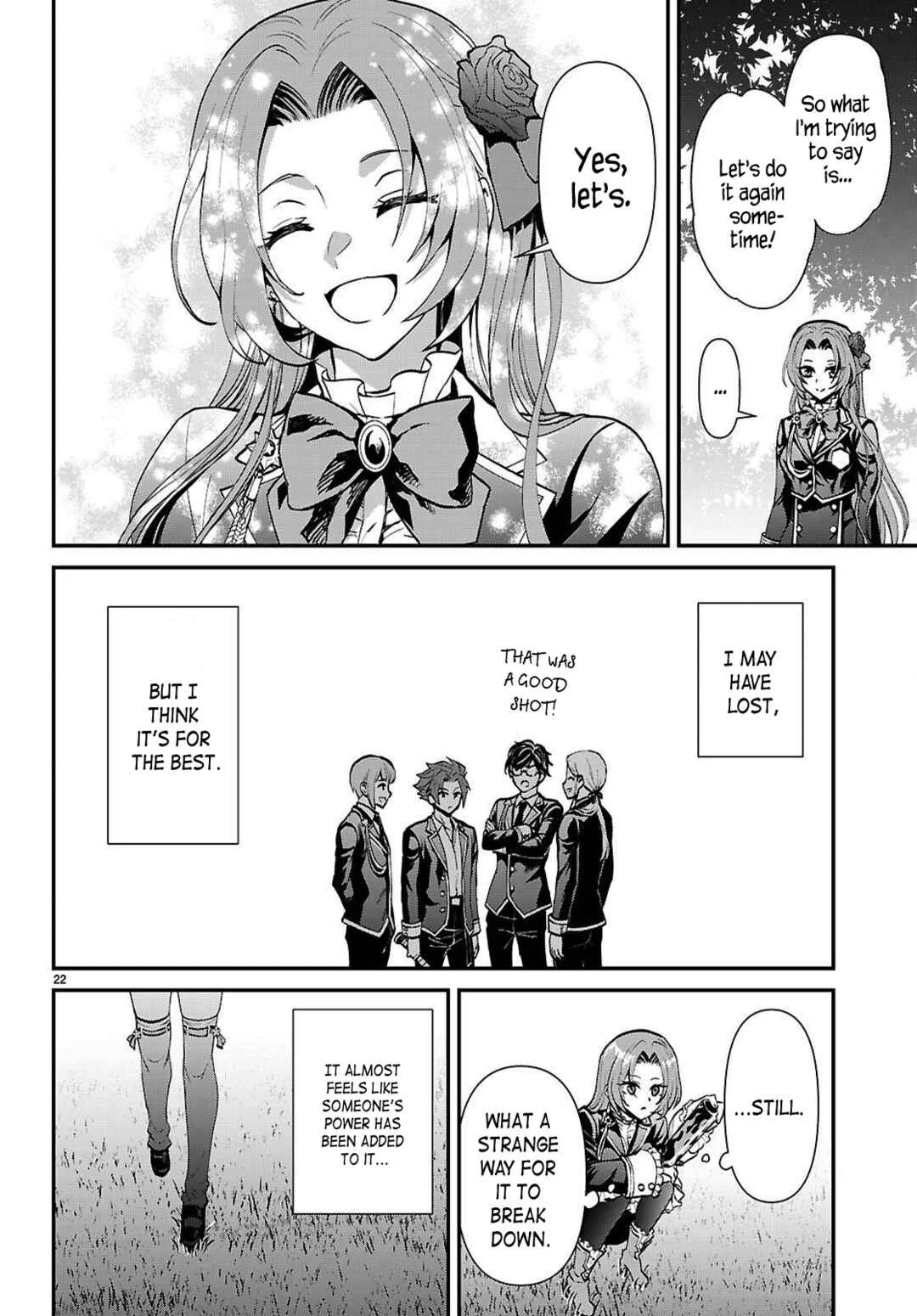 Danshi Koukousei, Otome Game no Akuyaku Reijou ni Tensei Suru. Chapter 5: A delinquent and a noble lady ② - Page 22