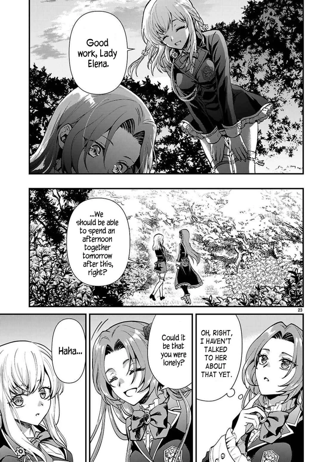 Danshi Koukousei, Otome Game no Akuyaku Reijou ni Tensei Suru. Chapter 5: A delinquent and a noble lady ② - Page 23
