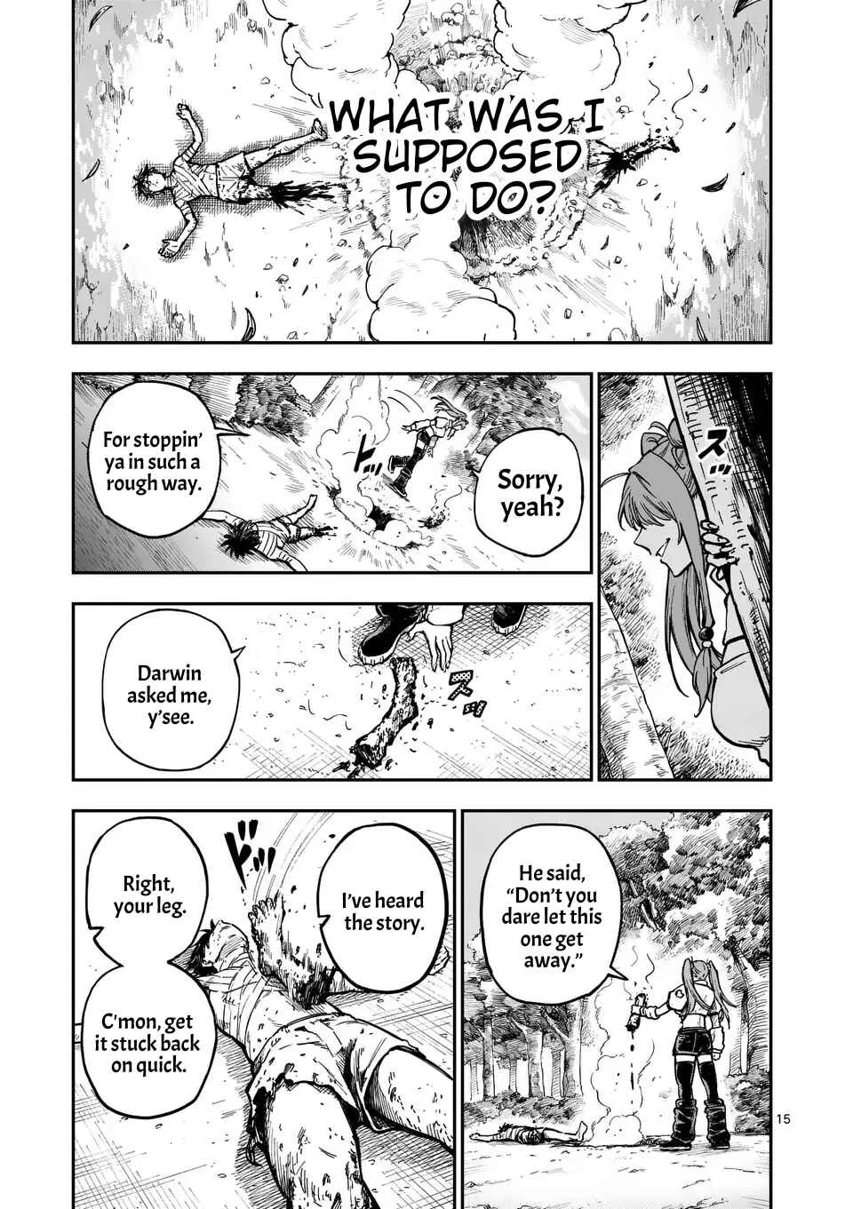 Darwin no Taizai Chapter 2: 『Escape』 - Page 15