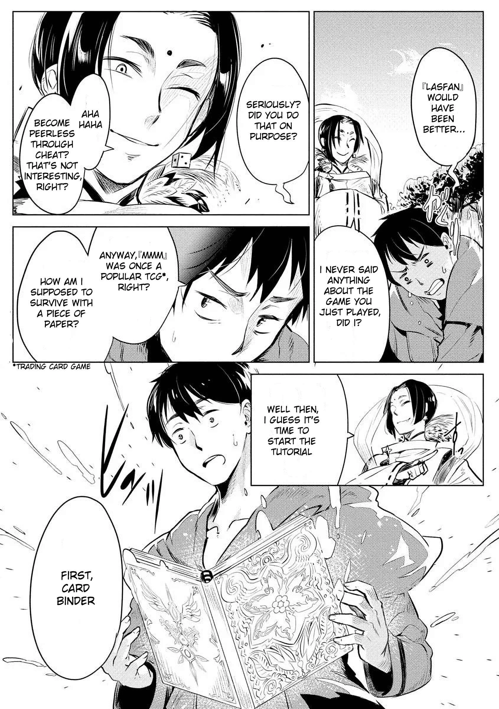 Deck Hitotsu de Isekai Tanbou Chapter 1 - Page 14