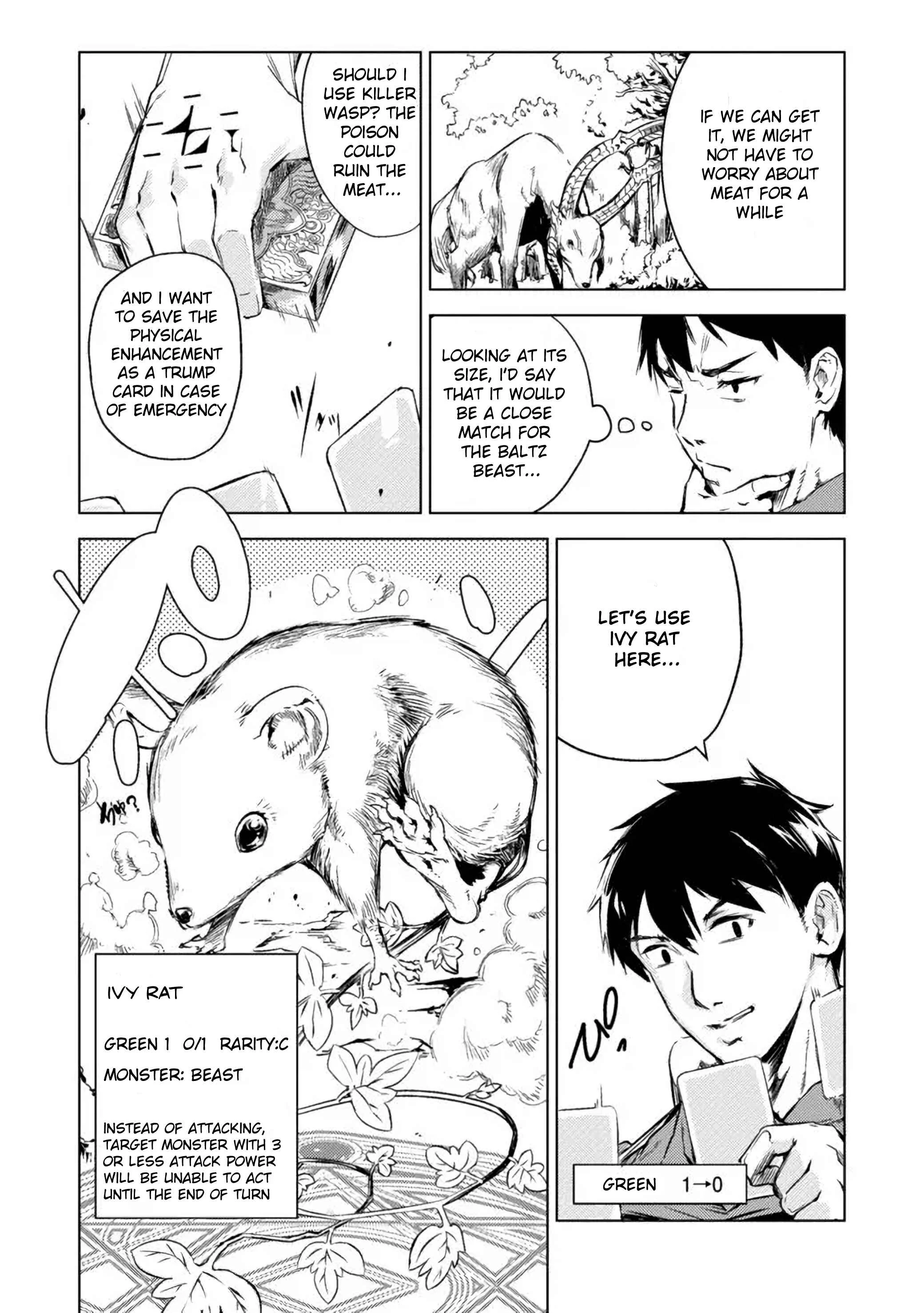 Deck Hitotsu de Isekai Tanbou Chapter 3.1 - Page 9