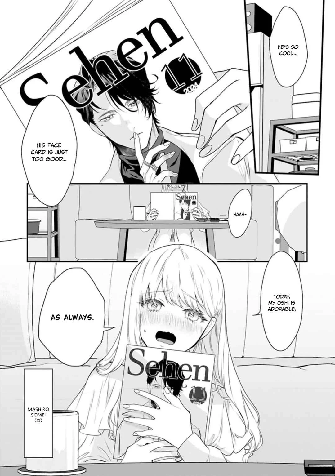 Dekiai Yandere na Oshi ni Tsukamaeraremashita! Anthology Chapter 1: Shirochan's First Love - Page 1