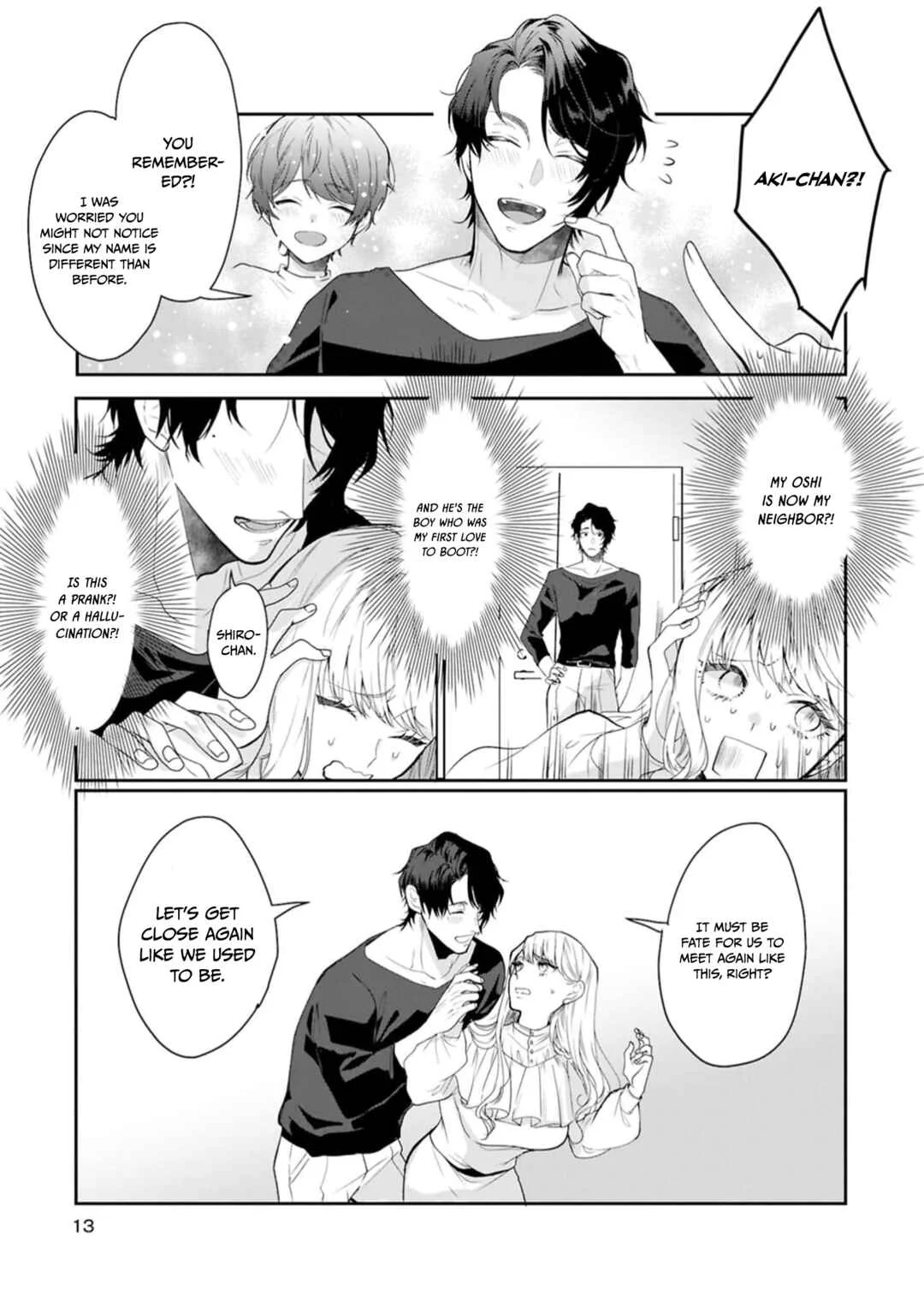 Dekiai Yandere na Oshi ni Tsukamaeraremashita! Anthology Chapter 1: Shirochan's First Love - Page 7