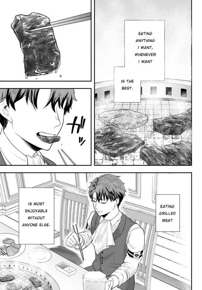 Dokushin Kizoku wa Isekai o Ouka Suru: Kekkon Shinai Otoko no Yuuga na Ohitori-sama Life Chapter 2: The Loner Noble Grills Meat - Page 1