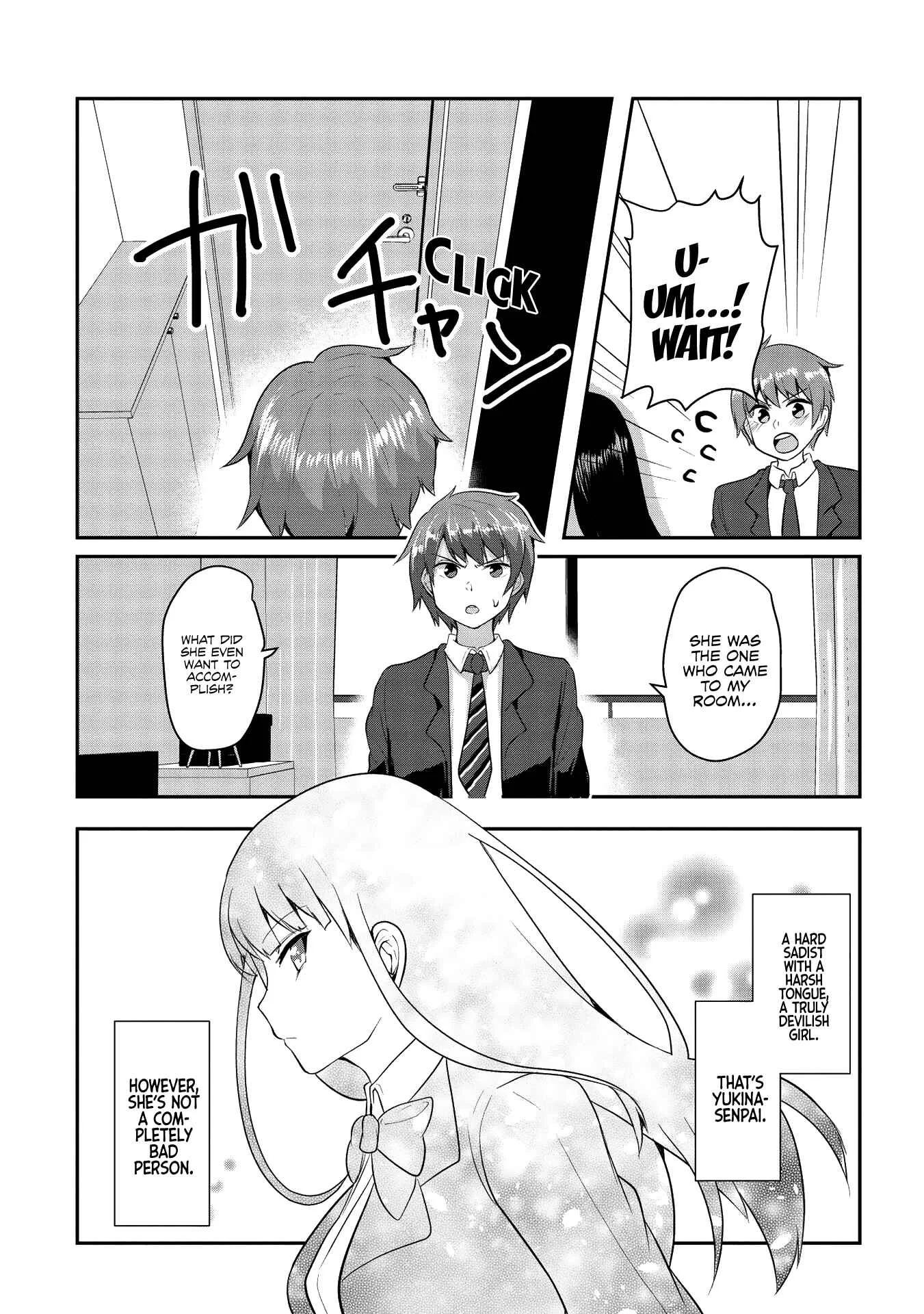 Dokuzetsu Shoujo wa Amanojaku ~Kabegoshi nara Sunao ni Sukitte Ierumon!~ Chapter 1: Yukina-senpai can’t be honest - Page 10