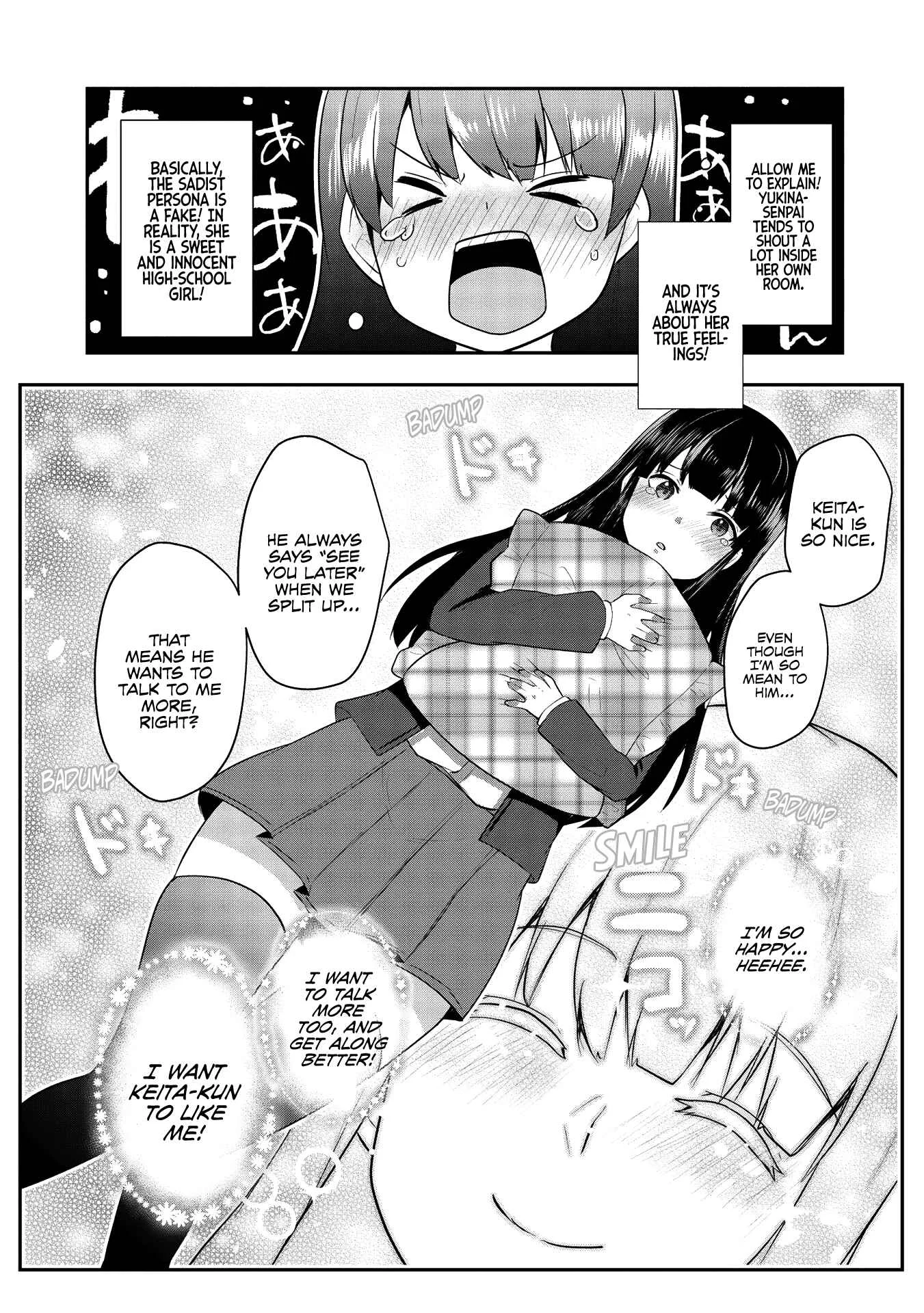 Dokuzetsu Shoujo wa Amanojaku ~Kabegoshi nara Sunao ni Sukitte Ierumon!~ Chapter 1: Yukina-senpai can’t be honest - Page 17