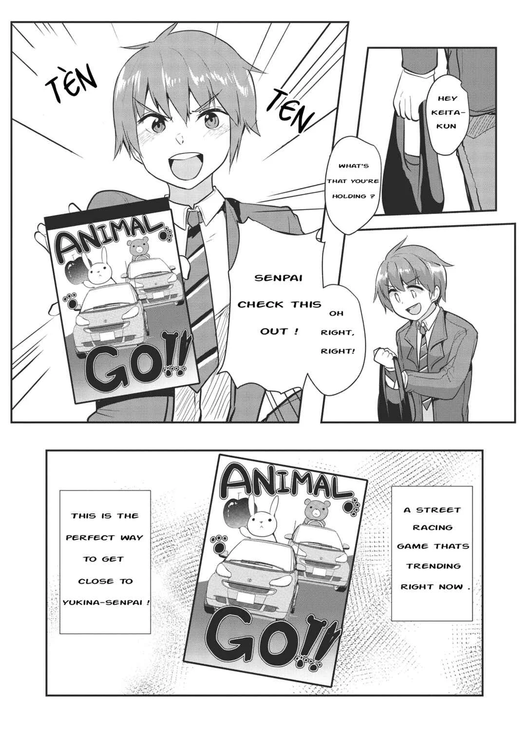 Dokuzetsu Shoujo wa Amanojaku ~Kabegoshi nara Sunao ni Sukitte Ierumon!~ Chapter 2: Ch.2 - Page 3
