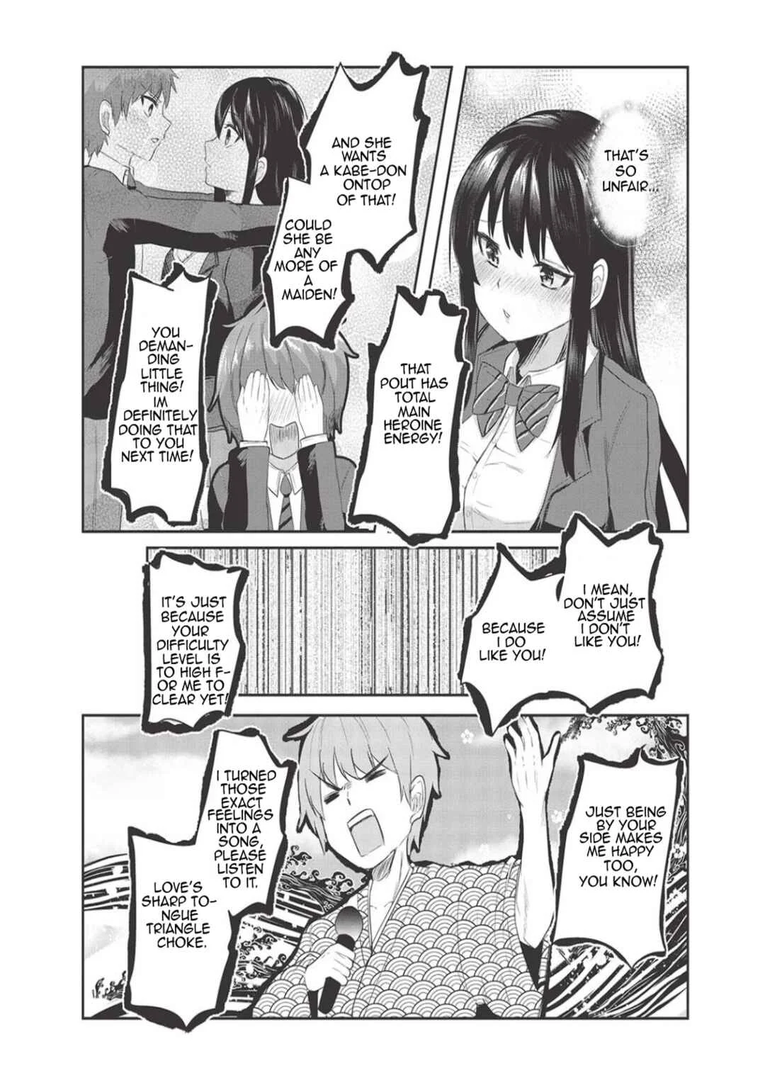 Dokuzetsu Shoujo wa Amanojaku ~Kabegoshi nara Sunao ni Sukitte Ierumon!~ Chapter 3: Ch. 3 - Page 19