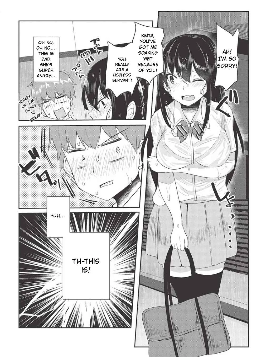 Dokuzetsu Shoujo wa Amanojaku ~Kabegoshi nara Sunao ni Sukitte Ierumon!~ Chapter 4: Ch. 4 - Page 10