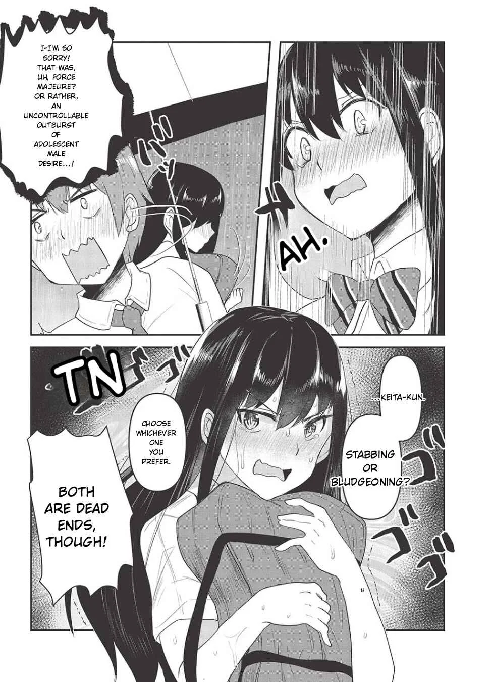 Dokuzetsu Shoujo wa Amanojaku ~Kabegoshi nara Sunao ni Sukitte Ierumon!~ Chapter 4: Ch. 4 - Page 12