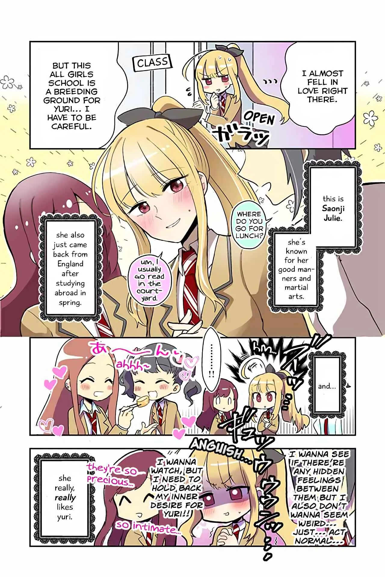 Dokyuusei no Oshi Sakka ni Yuri Mousou ga Bareta Kekka Chapter 1: 2 Seconds After Meeting - Page 3
