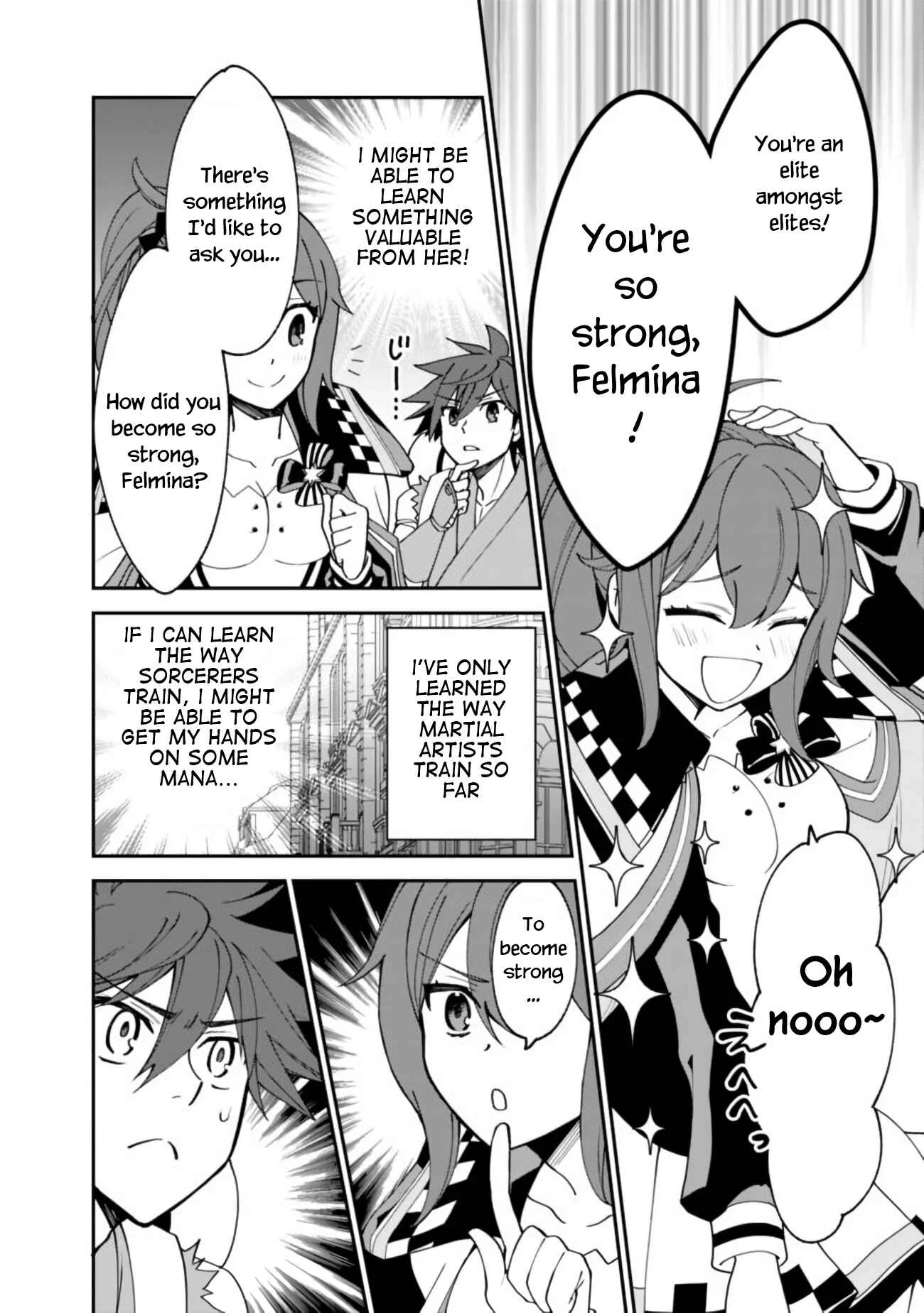 Doryoku Shisugita Sekai Saikyou no Butouka ha, Mahou Sekai wo Yoyuu de Ikinuku. Chapter 3 - Page 7