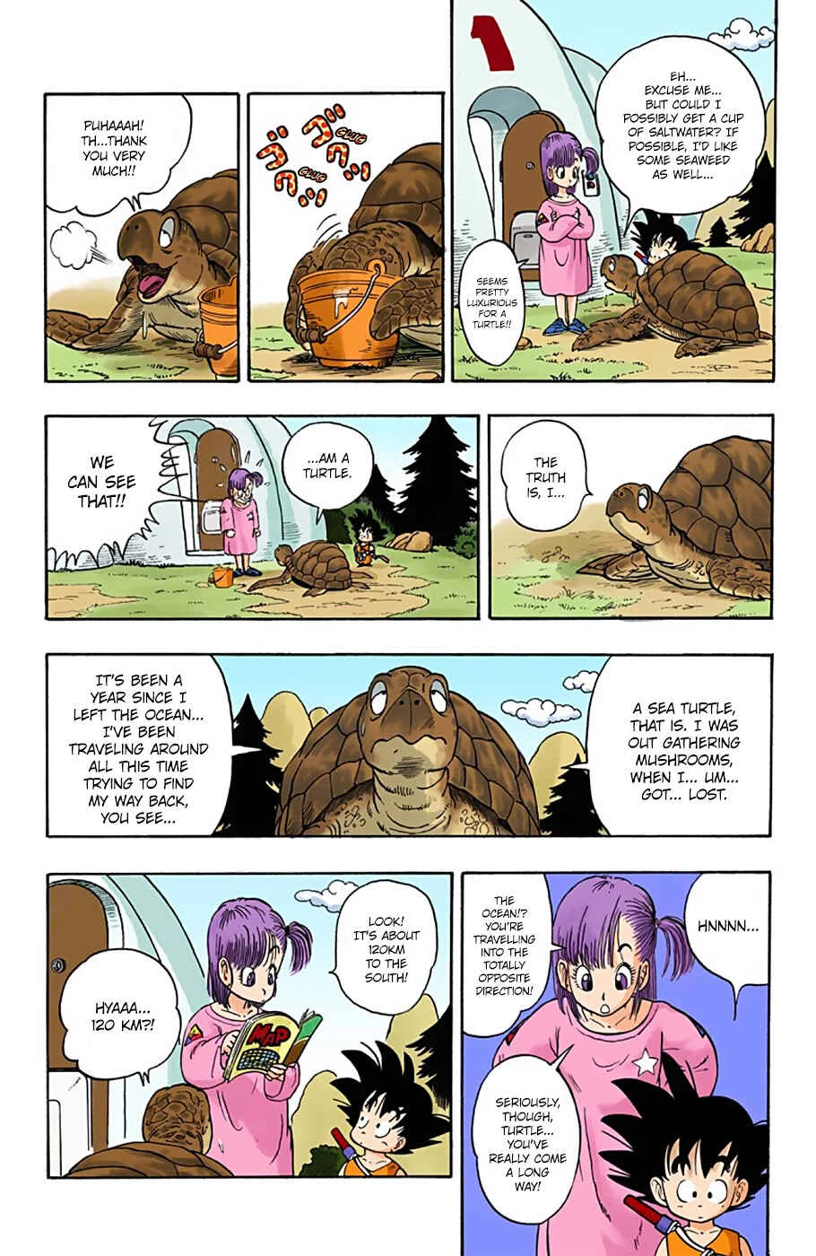 Dragon Ball (Official Colored) Chapter 3: Goku Runs to the Beach - Page 6