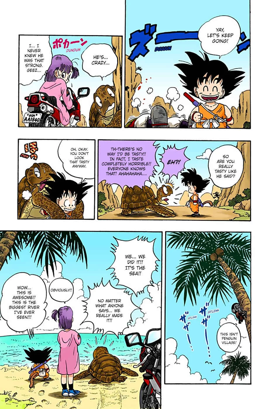 Dragon Ball (Official Colored) Chapter 3: Goku Runs to the Beach - Page 13