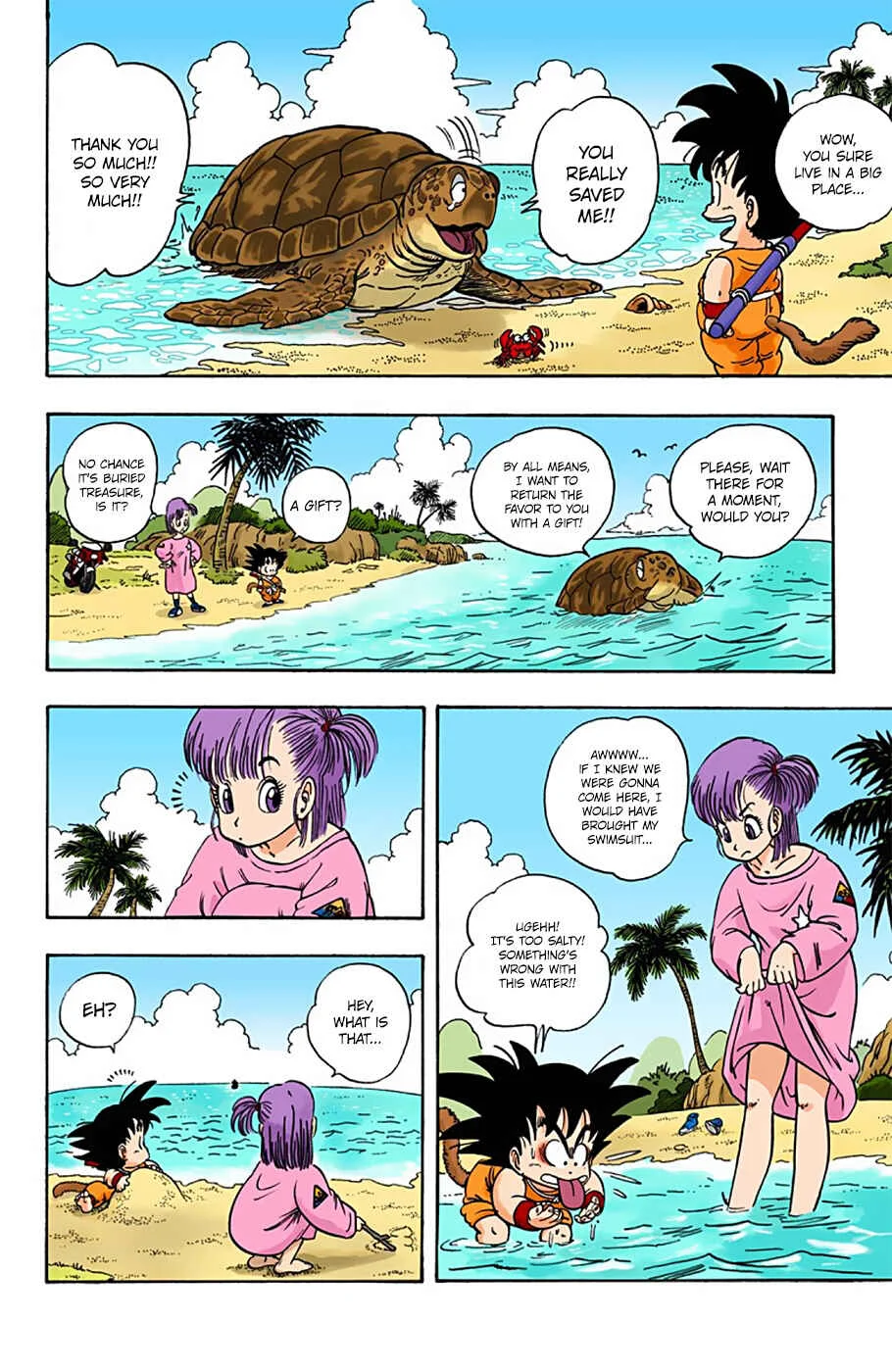 Dragon Ball (Official Colored) Chapter 3: Goku Runs to the Beach - Page 14