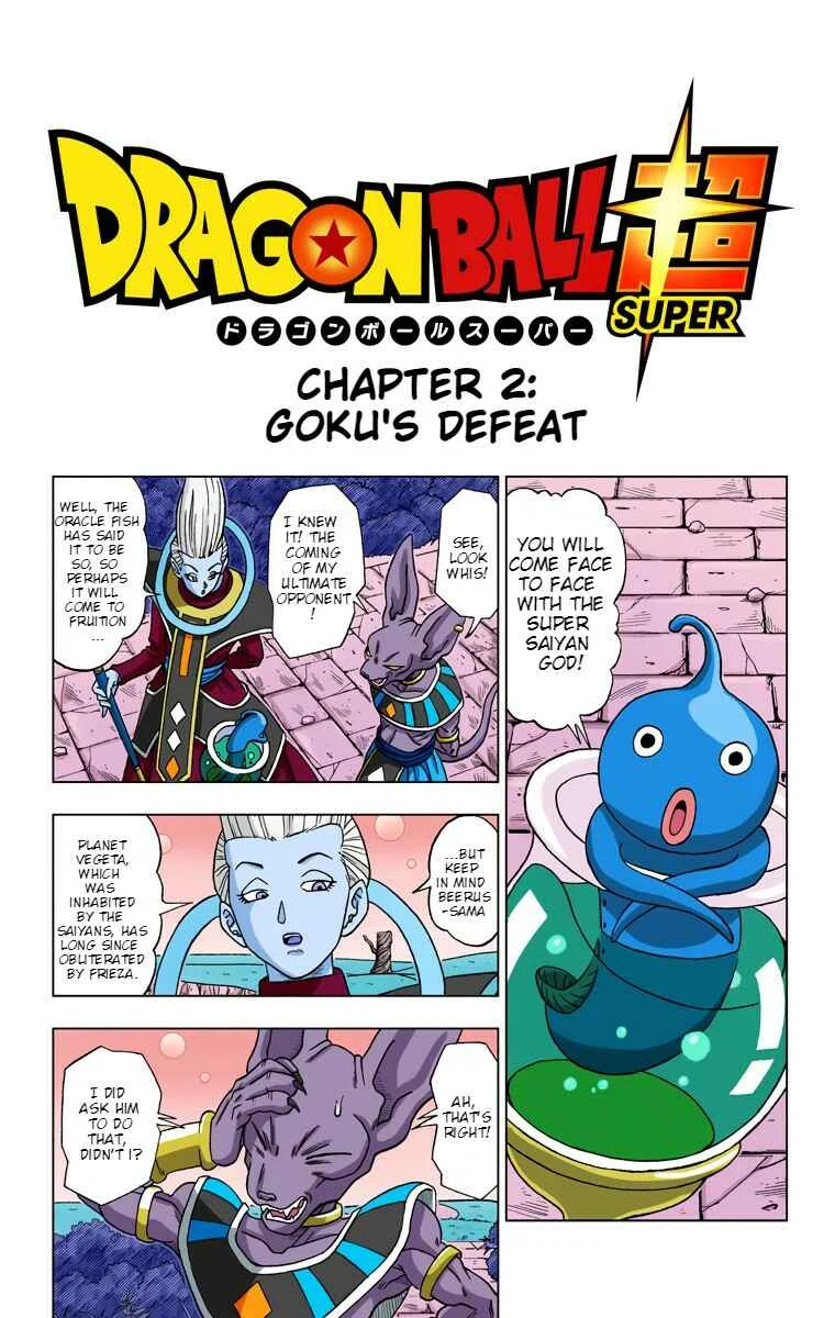 Dragon Ball Super (Official Colored) Chapter 2: Goku's Defeat - Page 1