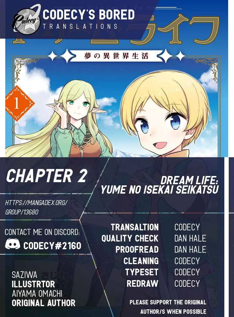 Dream Life: Yume no Isekai Seikatsu Chapter 2.1 - Page 1
