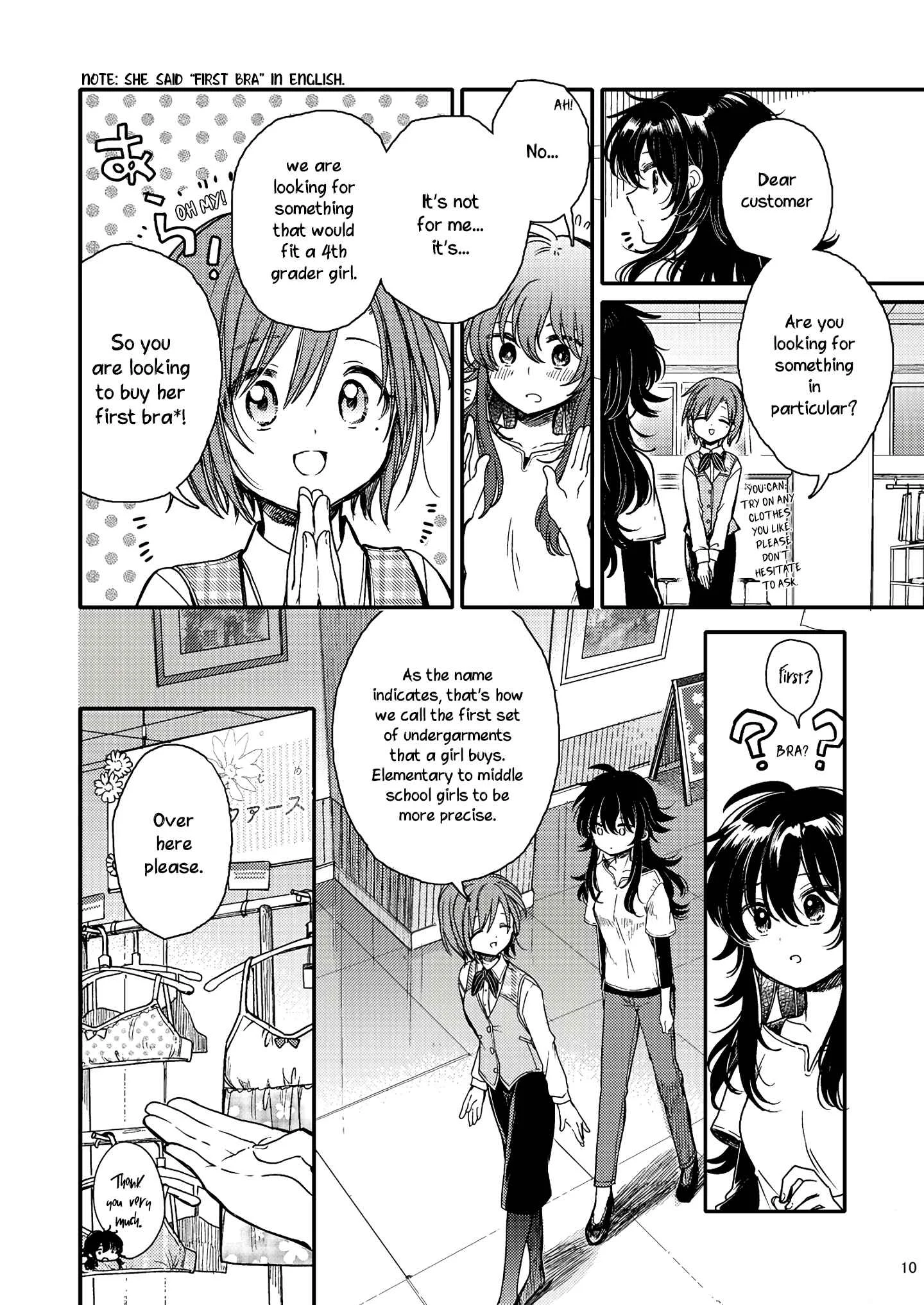Eclair - Anata ni Hibiku Yuri Anthology Chapter 5: The Little Bird and the Brassiere (Itou Hachi) - Page 10