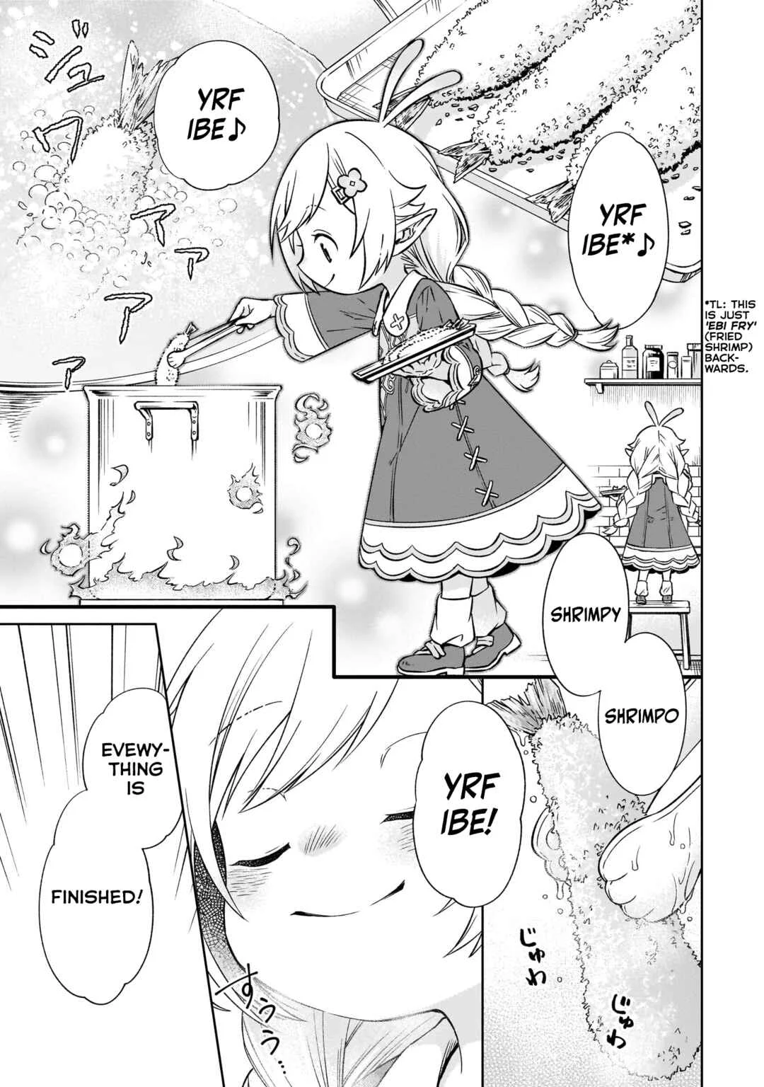 Elf-san no Mahou Ryouriten: Yousei Joou to shite Tensei Shita keredo, Mazu wa Nonbiri Oryouri Tsukurimakurimasu! Chapter 1 - Page 7