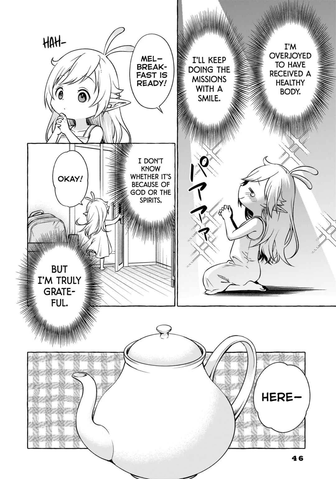 Elf-san no Mahou Ryouriten: Yousei Joou to shite Tensei Shita keredo, Mazu wa Nonbiri Oryouri Tsukurimakurimasu! Chapter 2 - Page 8