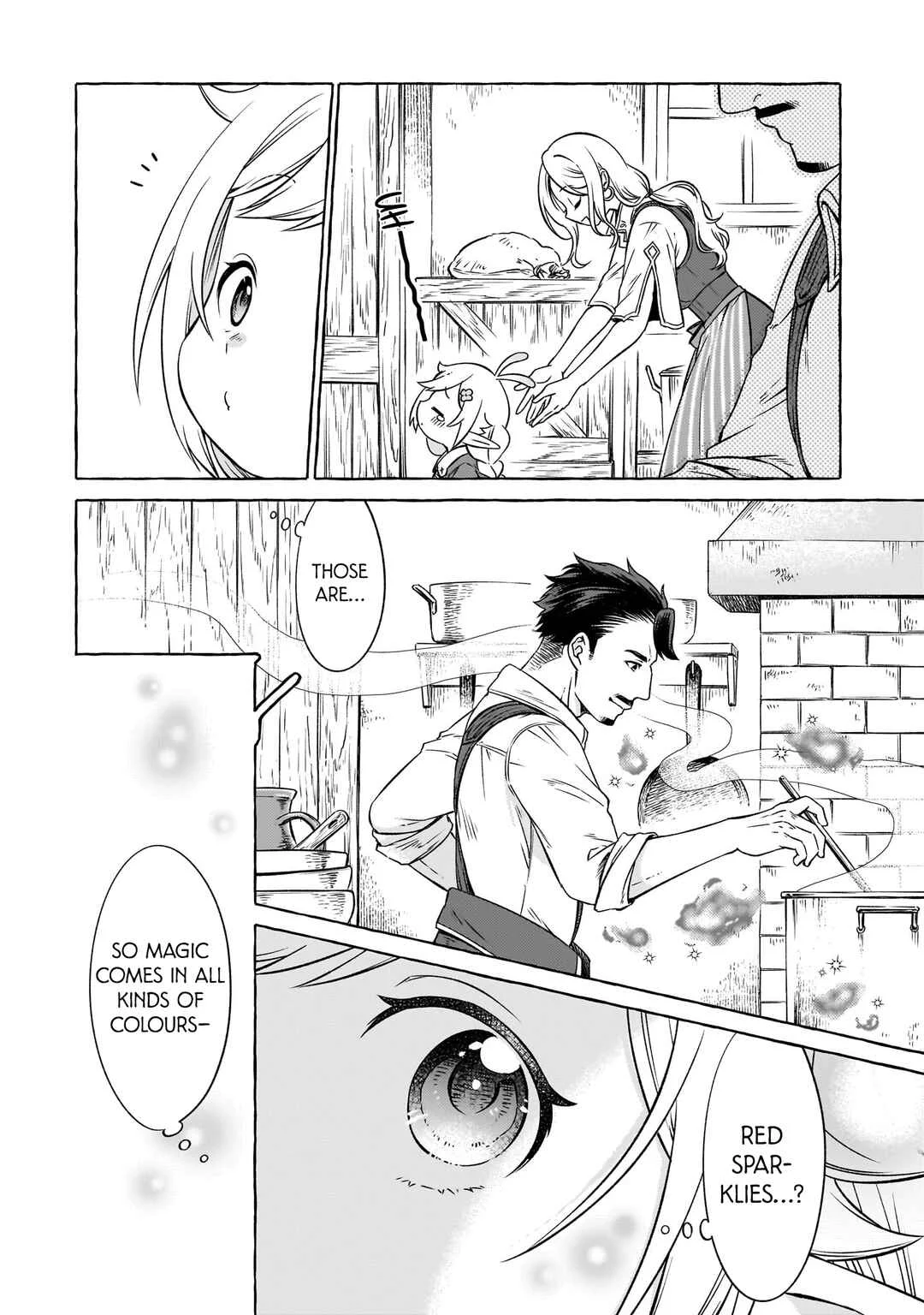 Elf-san no Mahou Ryouriten: Yousei Joou to shite Tensei Shita keredo, Mazu wa Nonbiri Oryouri Tsukurimakurimasu! Chapter 4 - Page 8