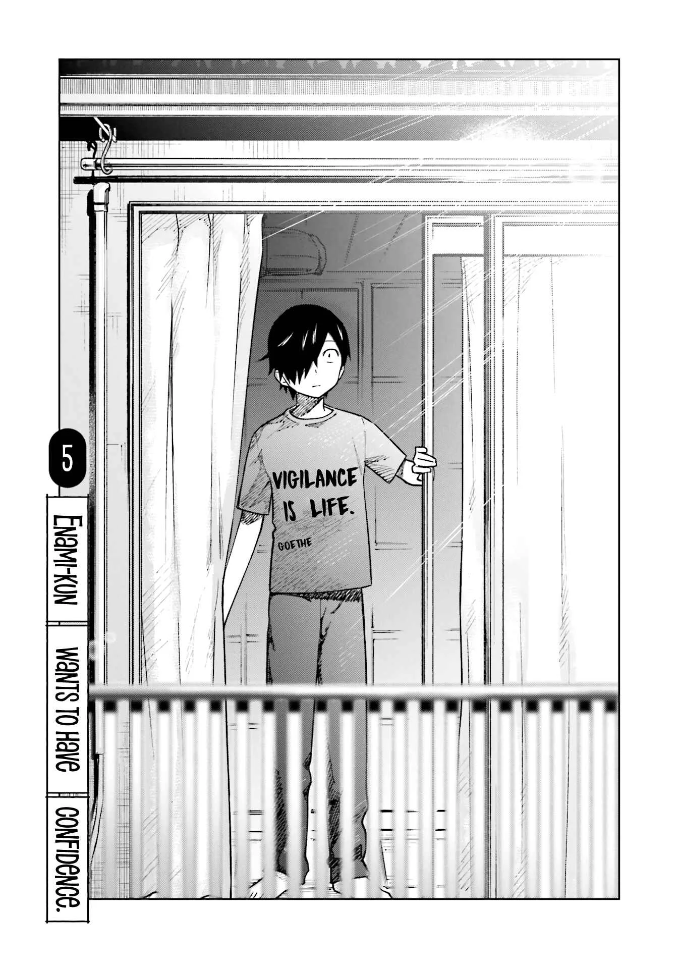 Enami-kun wa Ikiru no ga tsurai Chapter 5: Enami-kun Wants to Have Confidence - Page 1