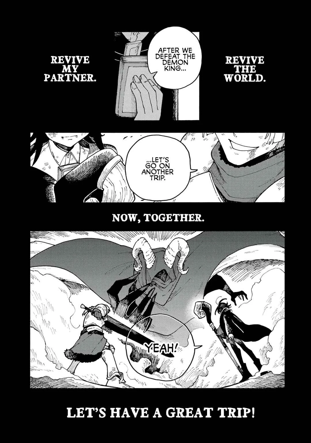 Endroll no Ato ni wa Saikou no Tabi o Chapter 1: Stone Statue of a Great Dragon - Page 5