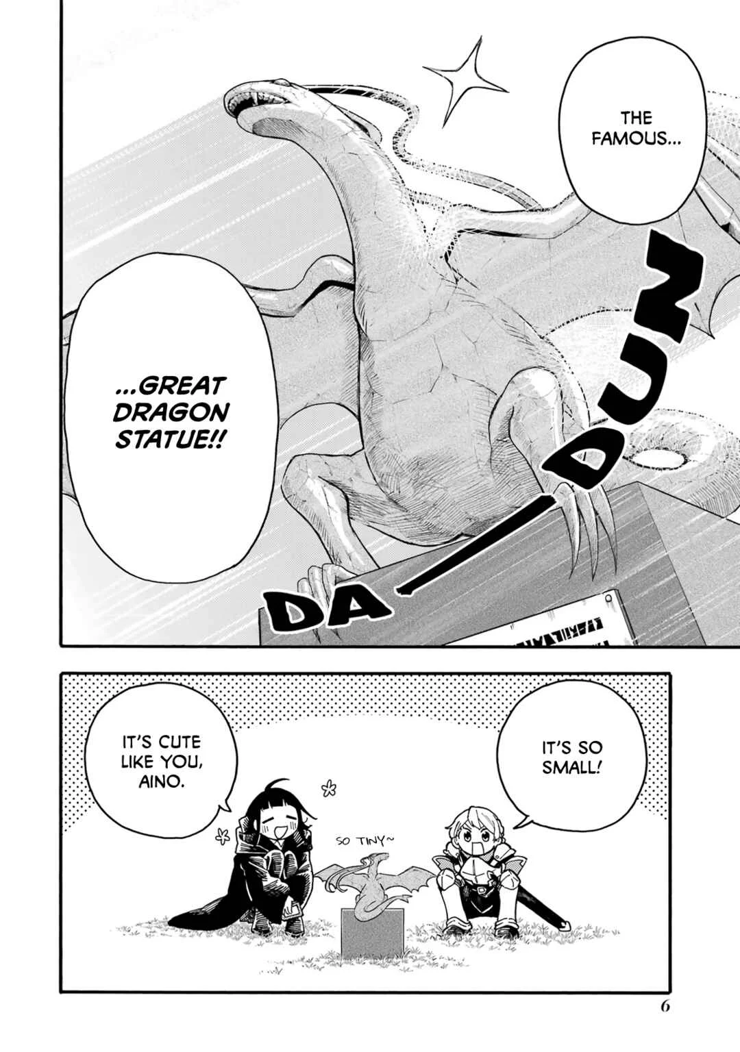 Endroll no Ato ni wa Saikou no Tabi o Chapter 1: Stone Statue of a Great Dragon - Page 7