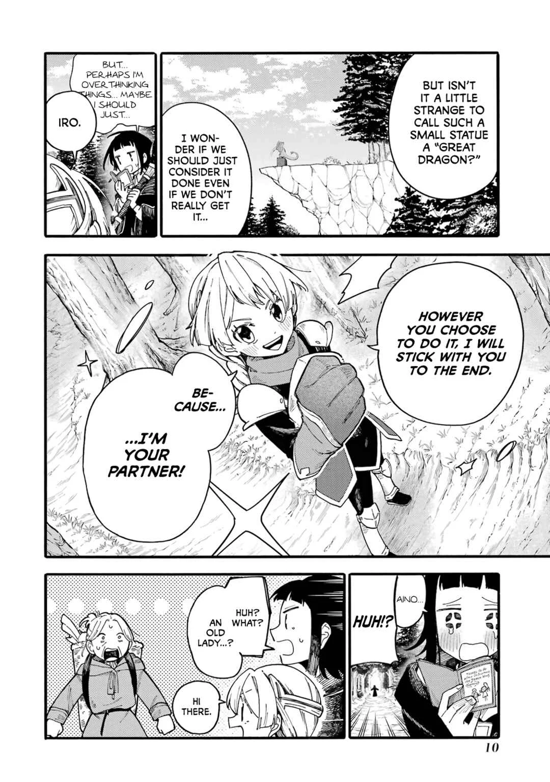 Endroll no Ato ni wa Saikou no Tabi o Chapter 1: Stone Statue of a Great Dragon - Page 11