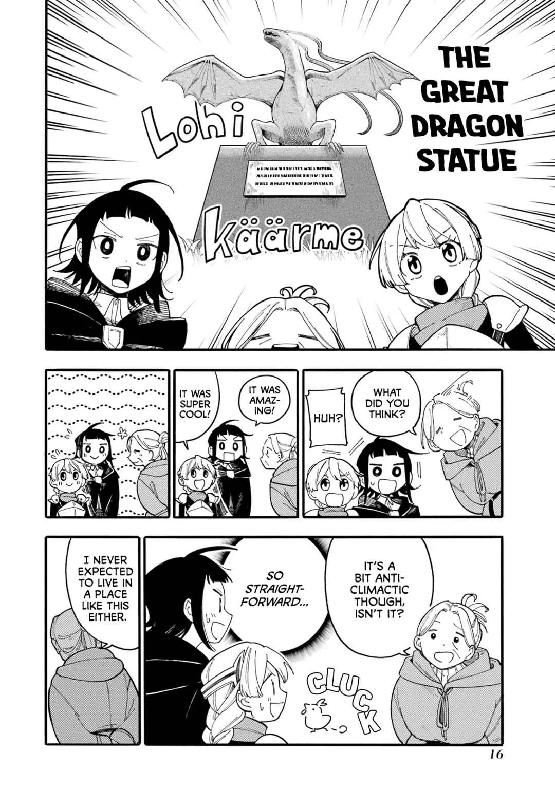 Endroll no Ato ni wa Saikou no Tabi o Chapter 1: Stone Statue of a Great Dragon - Page 17