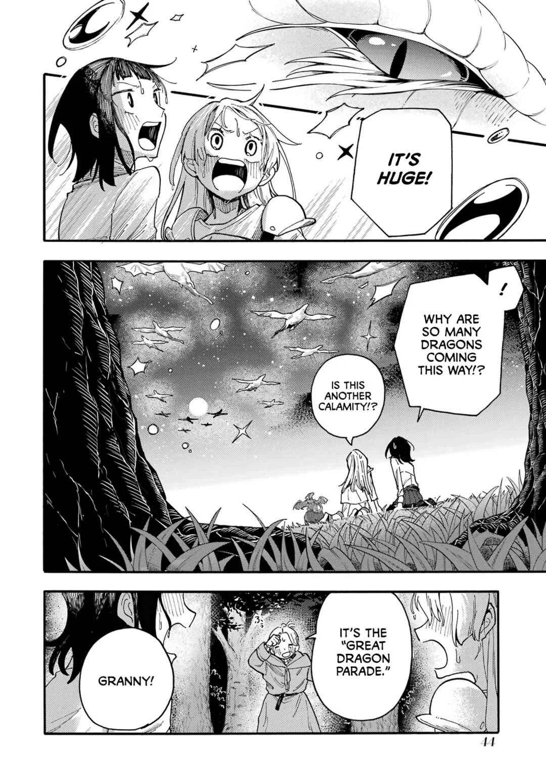 Endroll no Ato ni wa Saikou no Tabi o Chapter 1: Stone Statue of a Great Dragon - Page 43