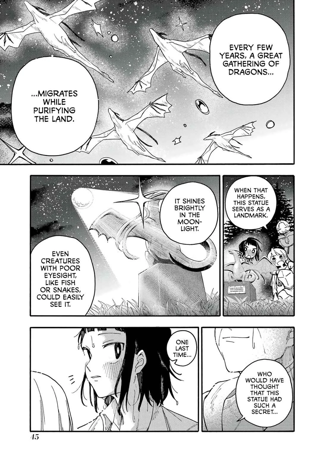 Endroll no Ato ni wa Saikou no Tabi o Chapter 1: Stone Statue of a Great Dragon - Page 44