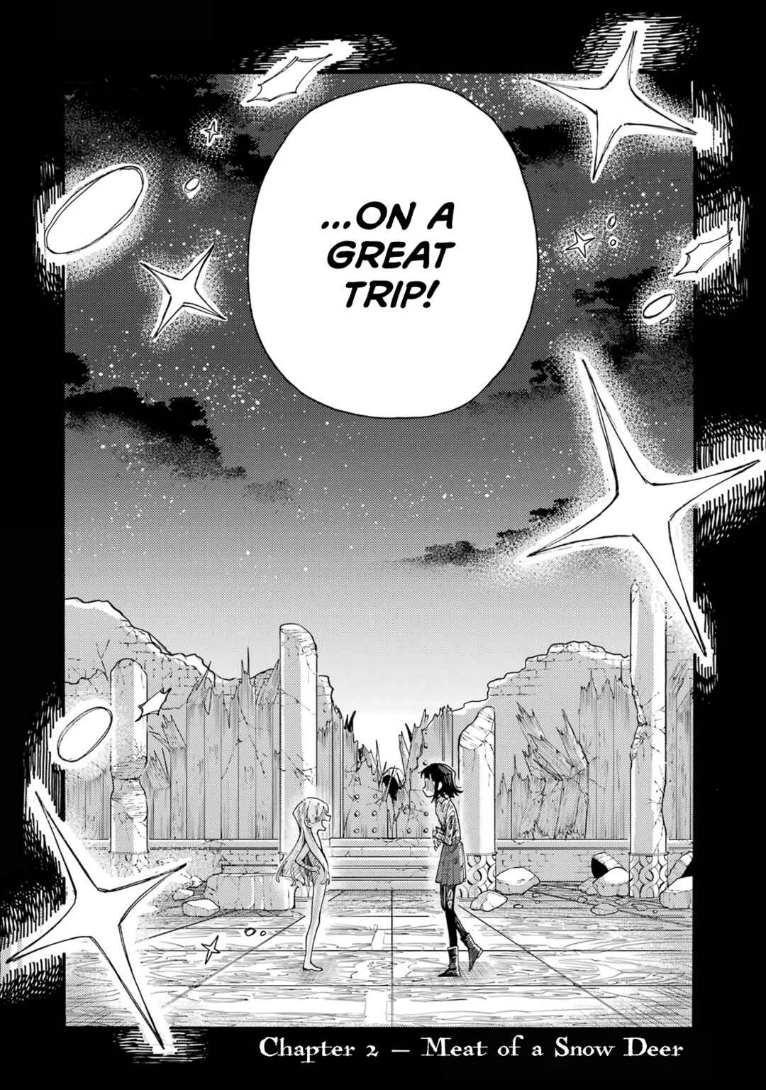 Endroll no Ato ni wa Saikou no Tabi o Chapter 2: Meat of a Snow Deer - Page 7
