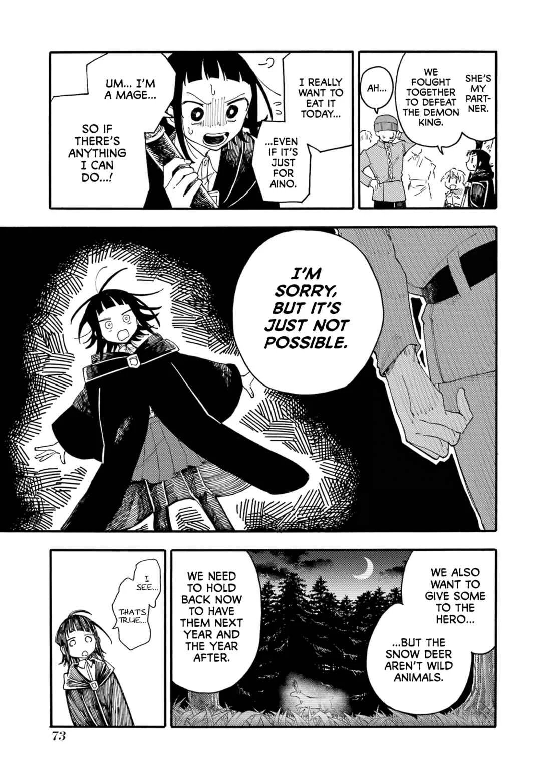 Endroll no Ato ni wa Saikou no Tabi o Chapter 2: Meat of a Snow Deer - Page 14