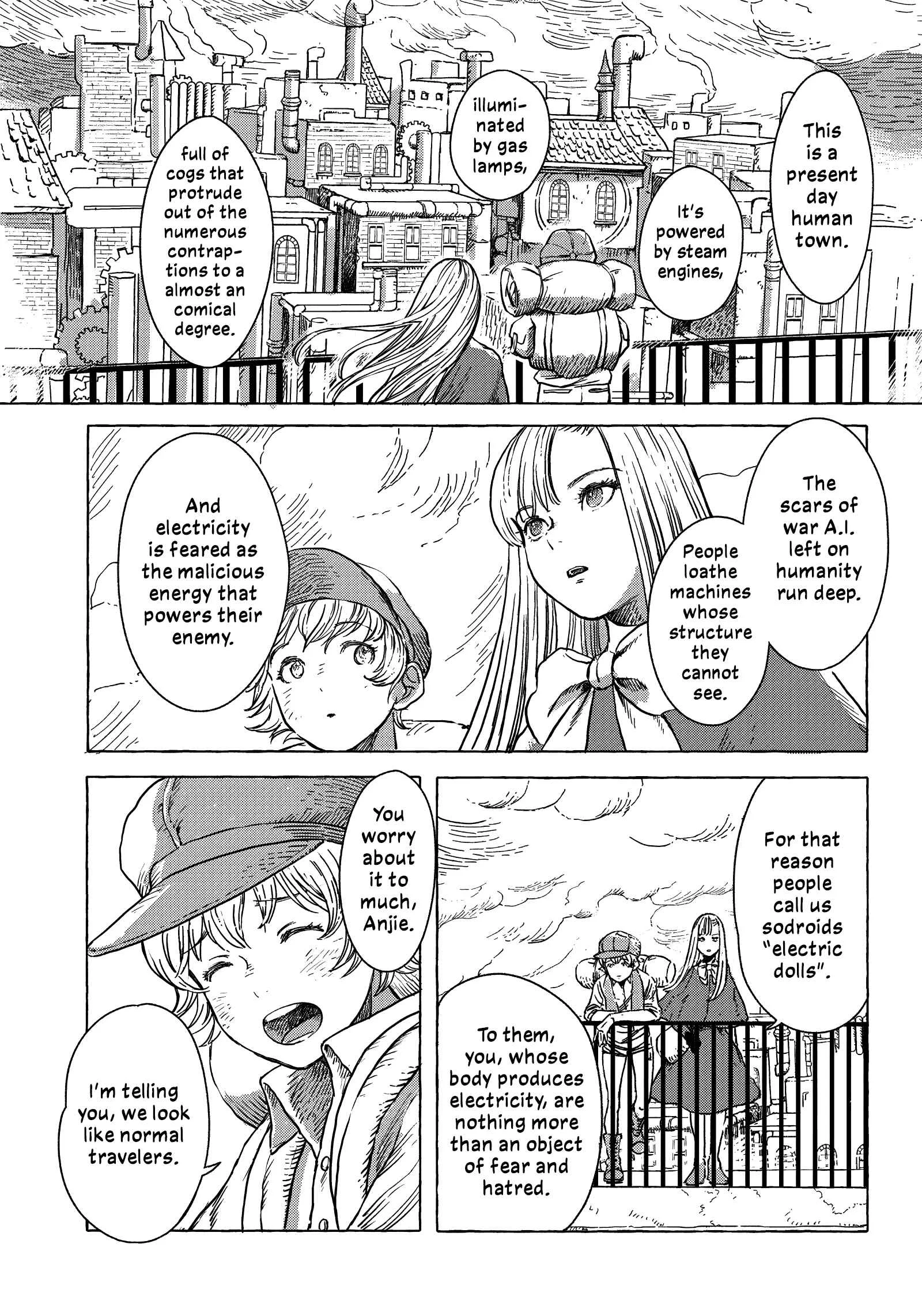 Erio to Denki Ningyou Chapter 2: Town of Steam and Cogs - Page 5