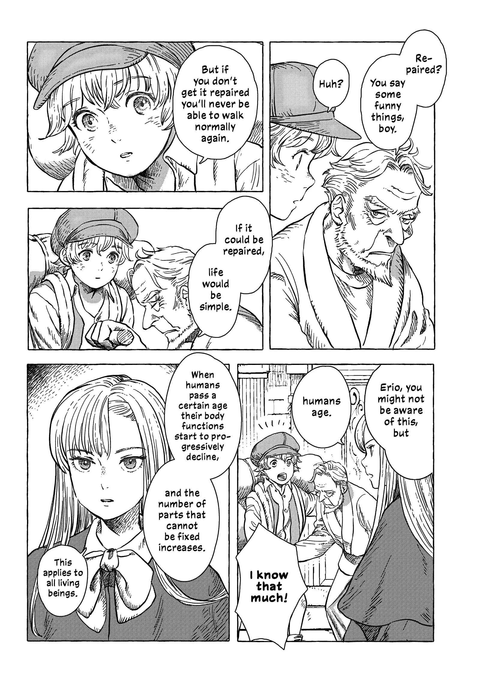 Erio to Denki Ningyou Chapter 2: Town of Steam and Cogs - Page 14