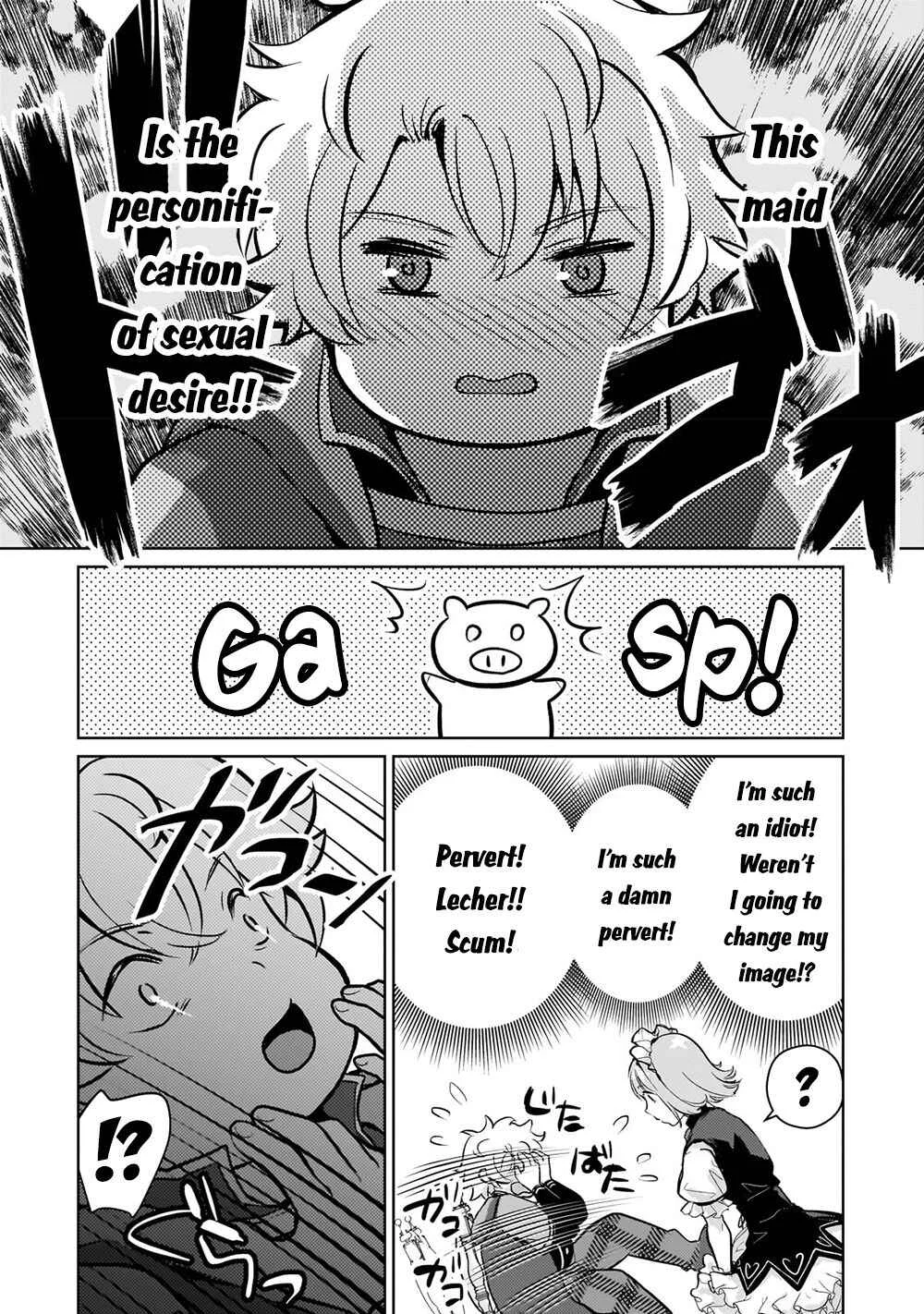 Eroge Tensei - Unmei ni Aragau Kane Buta Kizoku no Funtouki Chapter 4: The Erotic Maid - Page 19