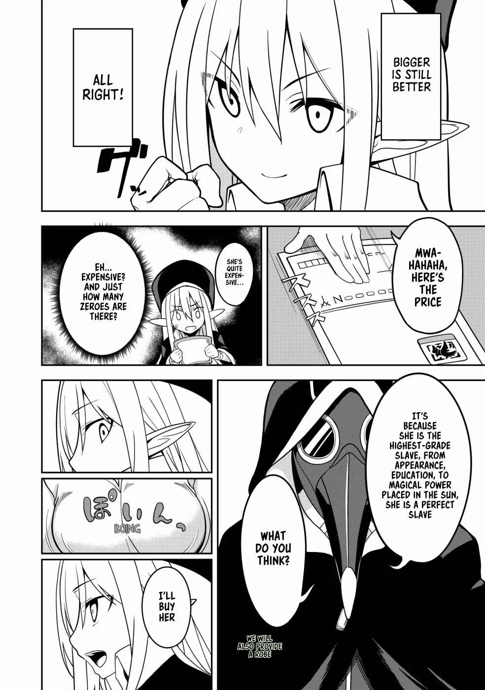 Eroi Koto Suru Tame ni Kyonyuu Bishoujo Dorei wo Katta Hazu ga, Oshishou-sama to Shitawa Rete Omotta Toori ni Ikanaku Naru Hanashi Chapter 1: The Magician and the Slave - Page 11