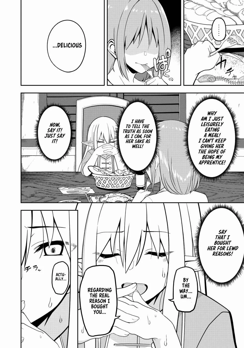 Eroi Koto Suru Tame ni Kyonyuu Bishoujo Dorei wo Katta Hazu ga, Oshishou-sama to Shitawa Rete Omotta Toori ni Ikanaku Naru Hanashi Chapter 1: The Magician and the Slave - Page 21