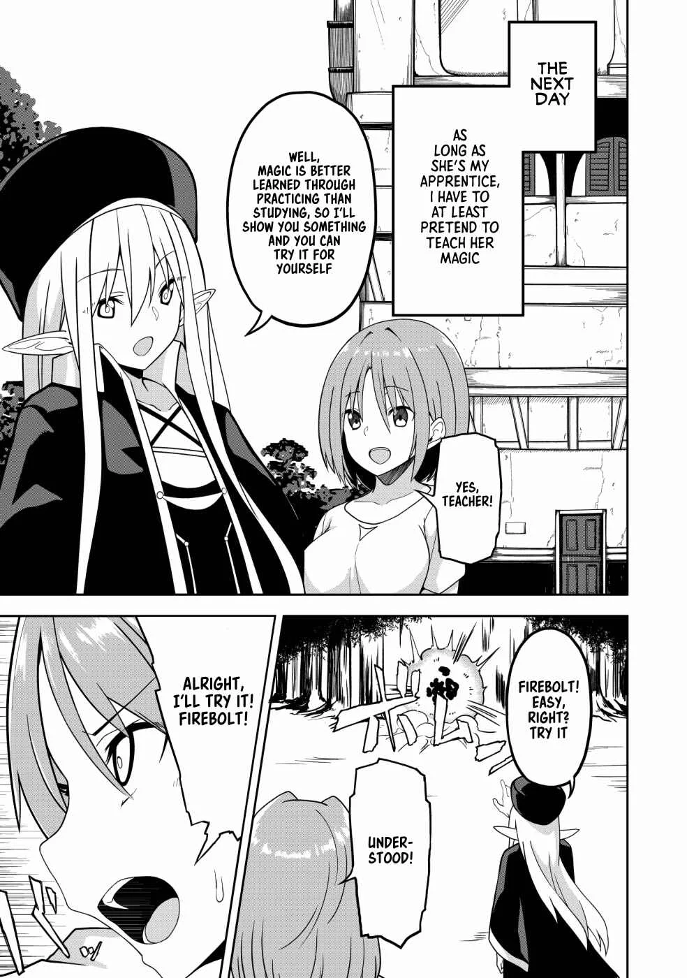 Eroi Koto Suru Tame ni Kyonyuu Bishoujo Dorei wo Katta Hazu ga, Oshishou-sama to Shitawa Rete Omotta Toori ni Ikanaku Naru Hanashi Chapter 1: The Magician and the Slave - Page 34