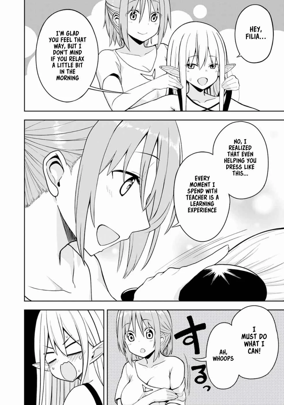 Eroi Koto Suru Tame ni Kyonyuu Bishoujo Dorei wo Katta Hazu ga, Oshishou-sama to Shitawa Rete Omotta Toori ni Ikanaku Naru Hanashi Chapter 3: The Magician and an Aphrodisiac - Page 5