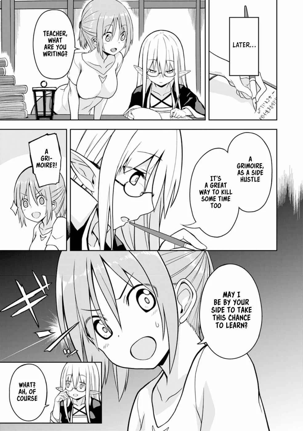 Eroi Koto Suru Tame ni Kyonyuu Bishoujo Dorei wo Katta Hazu ga, Oshishou-sama to Shitawa Rete Omotta Toori ni Ikanaku Naru Hanashi Chapter 3: The Magician and an Aphrodisiac - Page 8