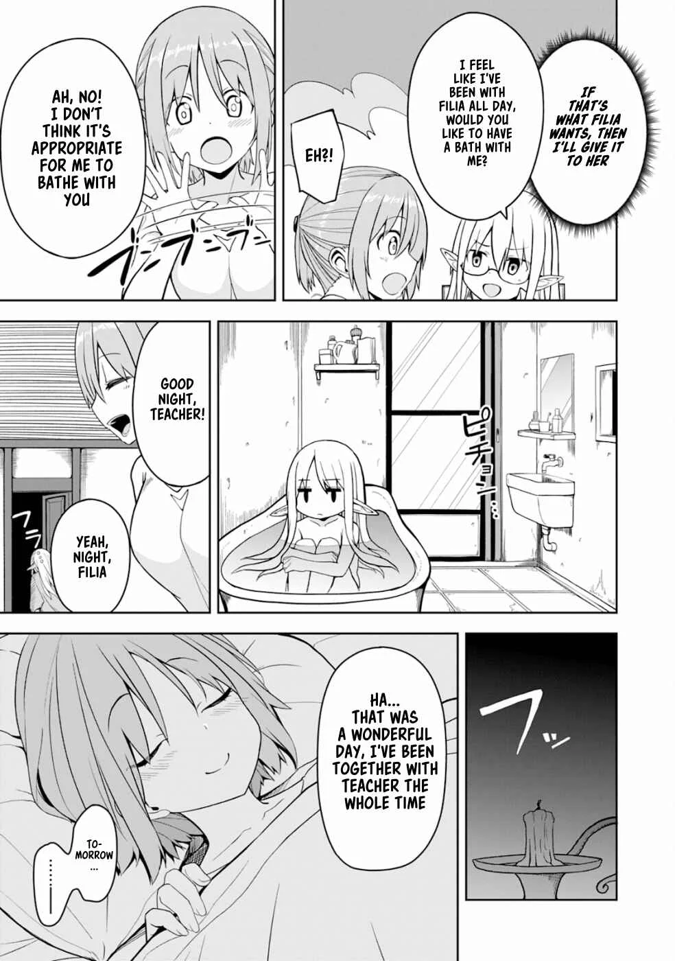 Eroi Koto Suru Tame ni Kyonyuu Bishoujo Dorei wo Katta Hazu ga, Oshishou-sama to Shitawa Rete Omotta Toori ni Ikanaku Naru Hanashi Chapter 3: The Magician and an Aphrodisiac - Page 10