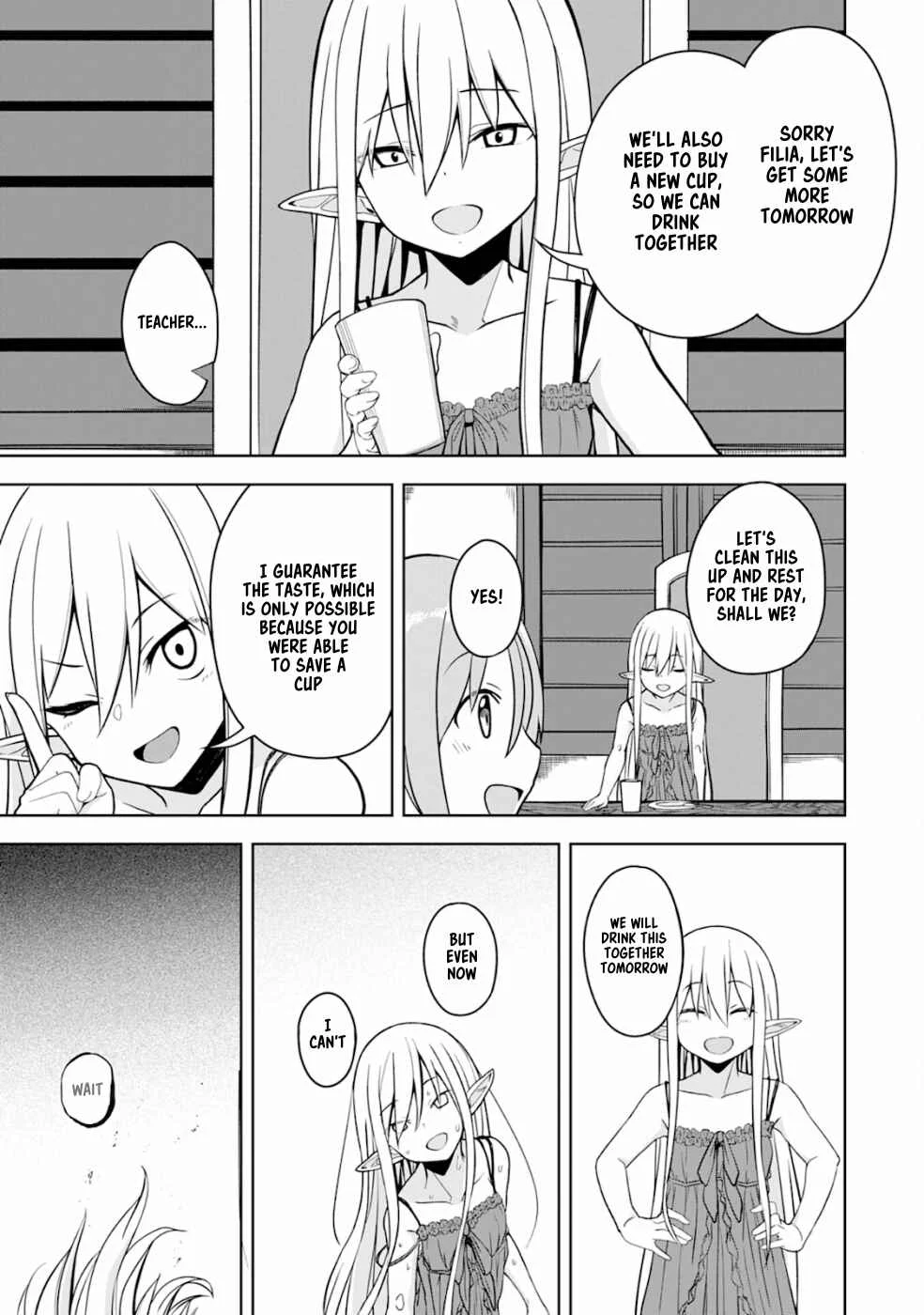 Eroi Koto Suru Tame ni Kyonyuu Bishoujo Dorei wo Katta Hazu ga, Oshishou-sama to Shitawa Rete Omotta Toori ni Ikanaku Naru Hanashi Chapter 3: The Magician and an Aphrodisiac - Page 34