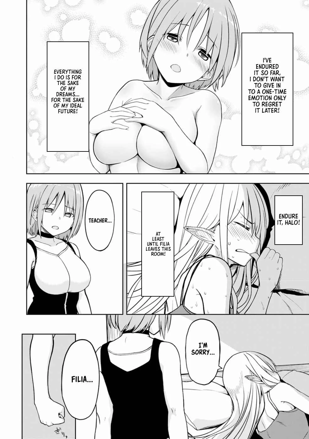 Eroi Koto Suru Tame ni Kyonyuu Bishoujo Dorei wo Katta Hazu ga, Oshishou-sama to Shitawa Rete Omotta Toori ni Ikanaku Naru Hanashi Chapter 4: The Magician and The Virgin Mary - Page 15