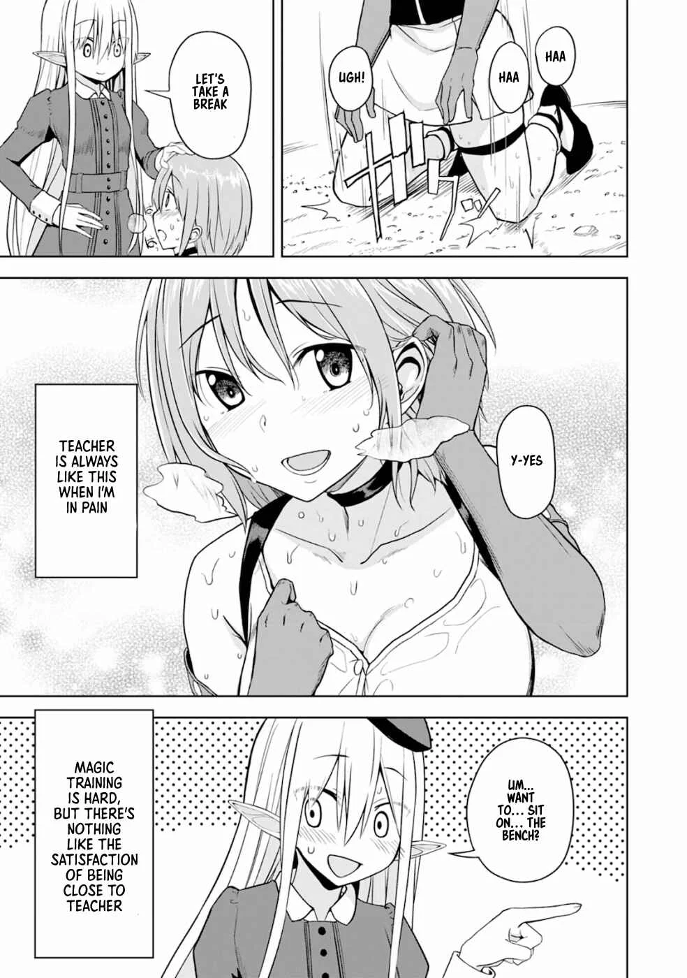 Eroi Koto Suru Tame ni Kyonyuu Bishoujo Dorei wo Katta Hazu ga, Oshishou-sama to Shitawa Rete Omotta Toori ni Ikanaku Naru Hanashi Chapter 5: The Magician and The First Apprentice - Page 10
