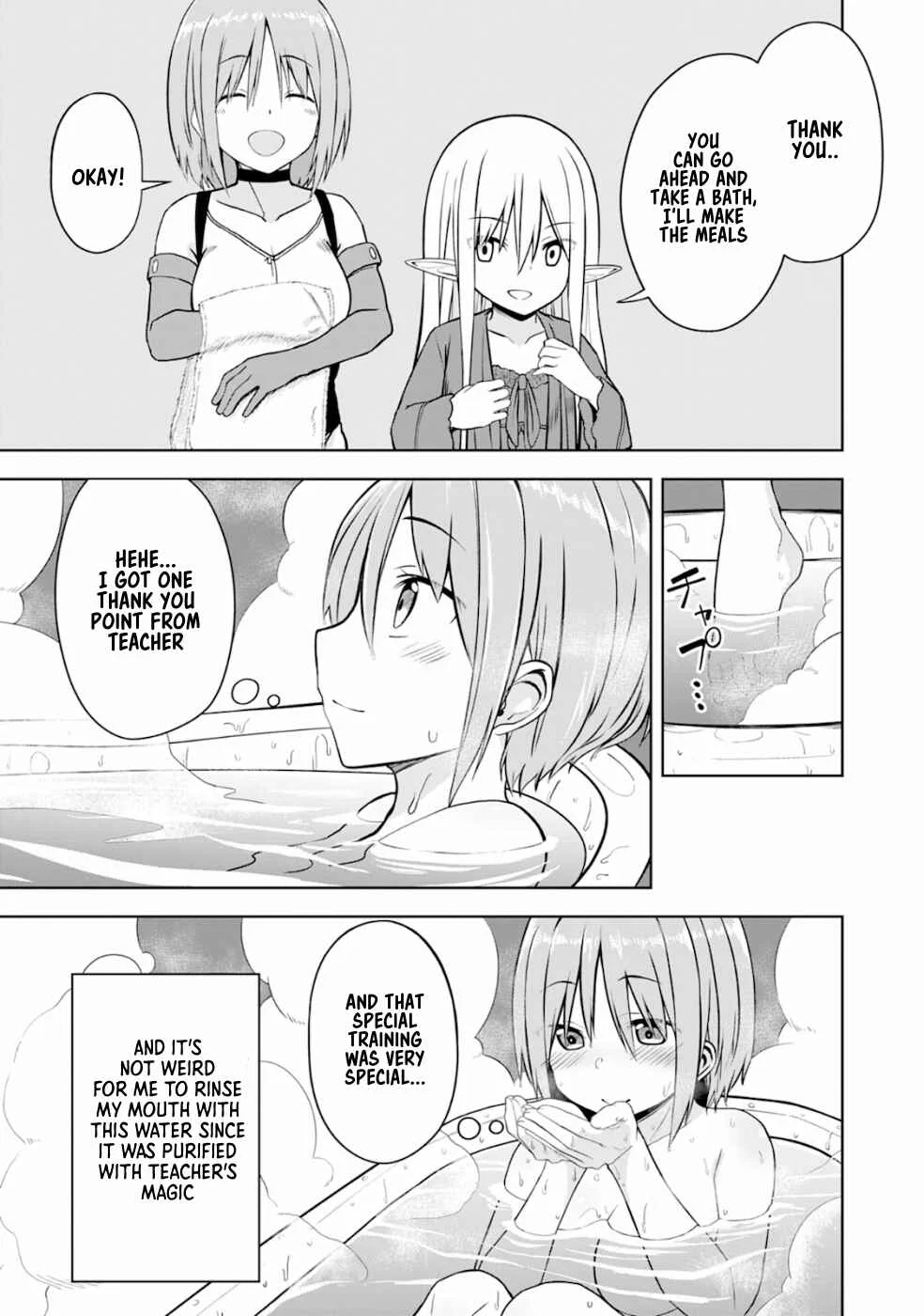 Eroi Koto Suru Tame ni Kyonyuu Bishoujo Dorei wo Katta Hazu ga, Oshishou-sama to Shitawa Rete Omotta Toori ni Ikanaku Naru Hanashi Chapter 5: The Magician and The First Apprentice - Page 16