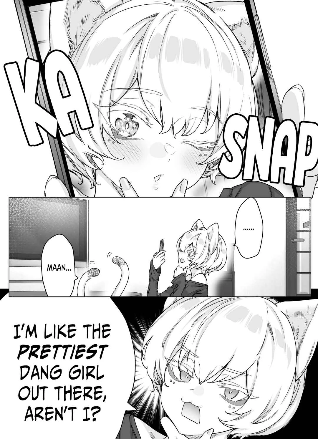 Even Though She's the Losing Heroine, The Bakeneko-chan Remains Undaunted Chapter 2: Even Though She's the Losing Heroine, The Bakeneko-chan Is A Total Pushover - Page 1